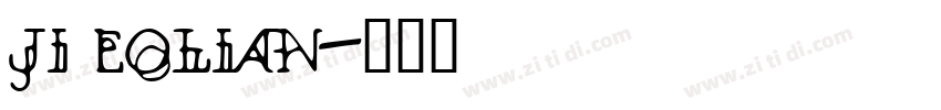 JI Eolian字体转换